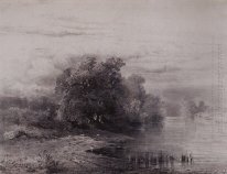 trees by the river 1861