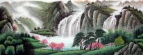 Waterfall - Chinese Painting