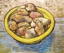 Patate Still Life In Un Piatto Giallo 1888