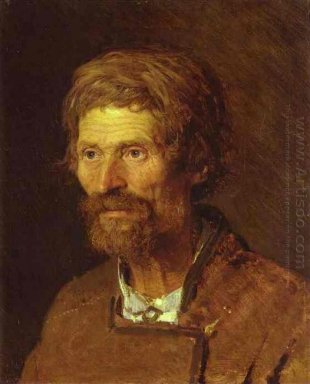 Huvud av en gammal ukrainska Peasant 1871