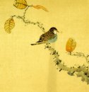 Oiseaux et fleurs - Peinture chinoise