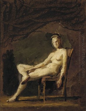 Mujer estudio de la figura desnuda de Arcadia