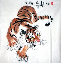 Tiger - la pintura china