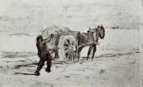 Man Loading A Cart 1885