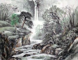 Waterfall - Chinese Painting