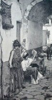 Ein Seitenweg alte Rom 1884, die auch als Wickel die Distaff bek