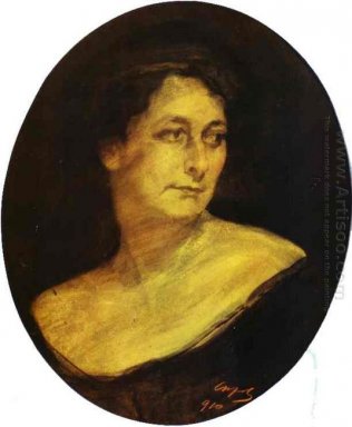 Portret van Anna Stacey 1910