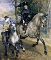 Riding In The Bois De Boulogne Madame Henriette Darras Or The Ri