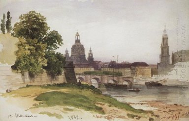 Dresden Brug van Augustus 1862