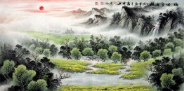 Mountains and water - Chinese Painting