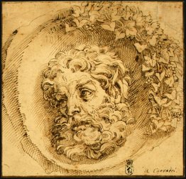 Head of a Faun in a Concave