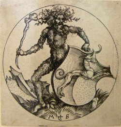 Wild Man With Shield 1490