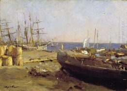 Navios que pescam nas Arkhangelsk 1894