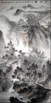 Berge, Wasser, Bäume - Chinesische Malerei