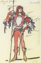 Soldier Costume Design For Gartman S Ballet 1908