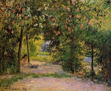 o jardim na primavera eragny 1894