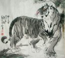 Tiger - Lukisan Cina