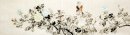 Oiseaux et fleurs - Peinture chinoise