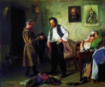 De kunstenaar Verkoopt oud spul Om uit Tataarse Atelier 1865