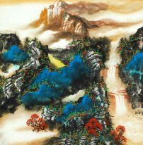 Waterfall - Chinese Painting