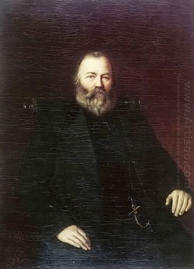 Portrait Of A Händler S T Kuznetsov 1873