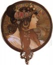 tête byzantine la brunette 1897