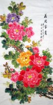 Peony-Fugui - Pintura Chinesa