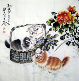 Cat - Chinese Painting