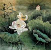 Lotus Chinees schilderij