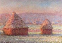 Haystacks White Frost Sunrise