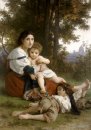 Madre y niños 1879