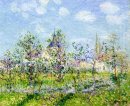Blommande Orchard, Spring