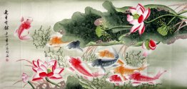 Fish&Lotus - Chinese Painting Fish&Lotus - Chinese Painting
