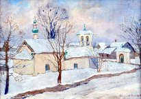 Winterlandschaft mit Kirche