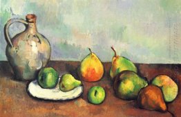 Still Life Pitcher And Fruit 1894