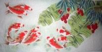 Fish&Bayberry - Chinese Painting