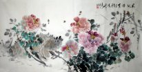 Peony - FourInOne - Chinese Painting