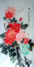 Pivoine - Peinture chinoise