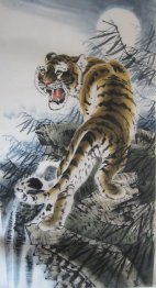 Tiger - Lukisan Cina