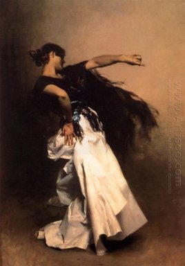 El estudio del bailarín español Para El Jaleo 1882