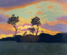 Landscape At Sunset 1919