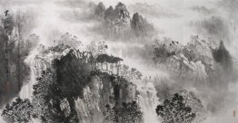 Mountains, water - Chinese Painting