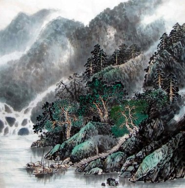 Montagne et de l\'eau - peinture chinoise