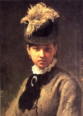 Ritratto di Vera Repina The Artist S Wife 1876