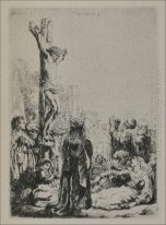 The Crucifixion A Square Small Plate 1634