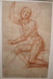 Study Of A Seated Man 1518