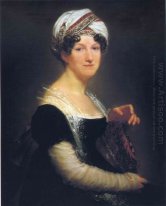 Stående av Madam Péan De Saint Gilles 1822