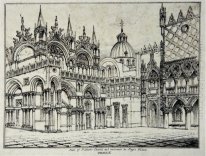 Piazzetta dan St Marks Venice 1835