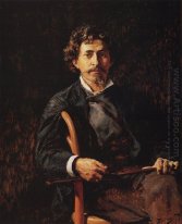 Portret van de kunstenaar Ilya Repin 1879