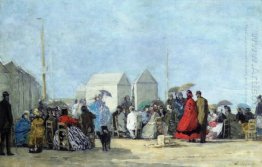 Beach Scene At Trouville